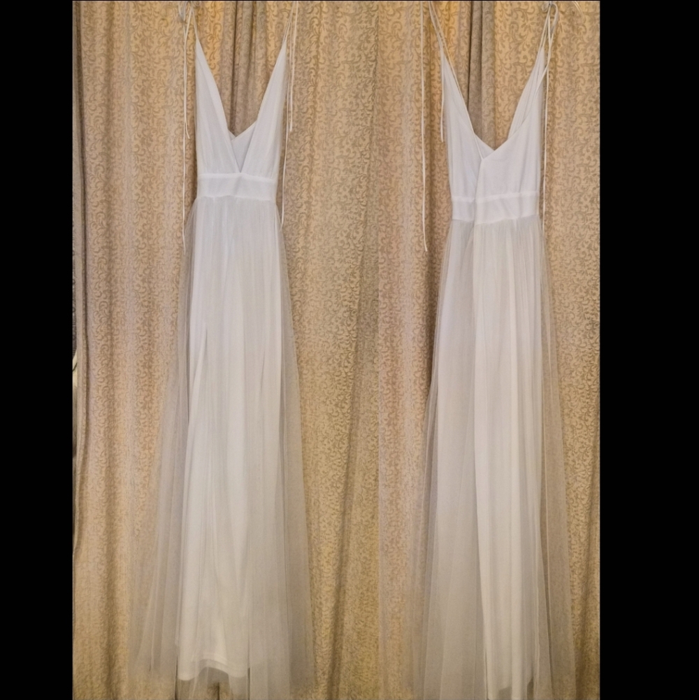 ☆ White maxi tool skirt dress by Amoris ☆